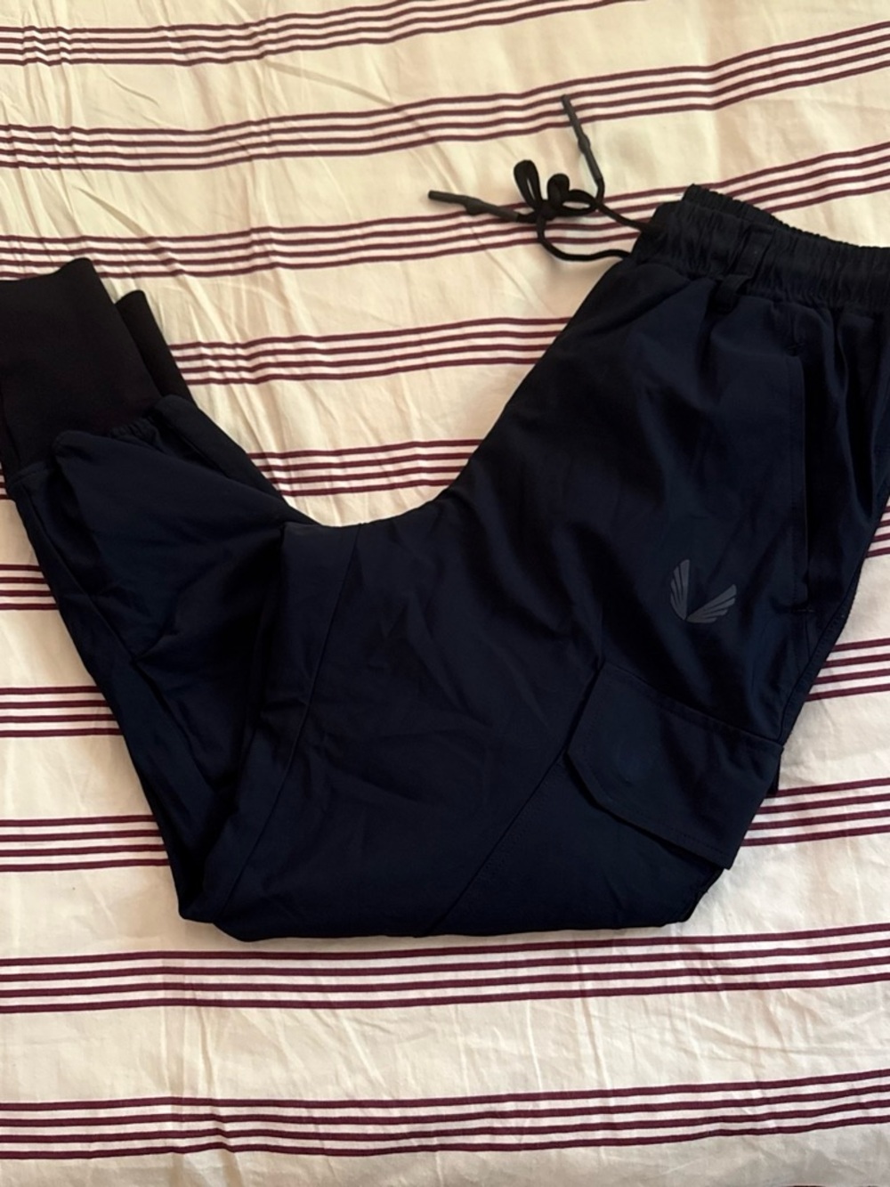 ASRV Men's Black Joggers Sweatpants